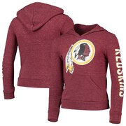 Add Washington Redskins New Era Girls Youth Tri-Blend Pullover Hoodie - Heathered Burgundy To Your NFL Collection