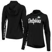 Add Miami Dolphins Hands High Women's Sideline Pullover Hoodie - Black To Your NFL Collection