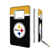 Add Pittsburgh Steelers Striped Credit Card USB Drive & Bottle Opener To Your NFL Collection