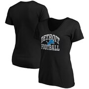 Add Detroit Lions Majestic Women's Showtime Franchise Fit V-Neck T-Shirt - Black To Your NFL Collection