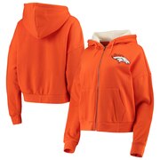 Add Denver Broncos Touch by Alyssa Milano Women's Huddle Full-Zip Hoodie - Orange To Your NFL Collection