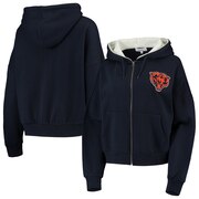 Add Chicago Bears Touch by Alyssa Milano Women's Huddle Full-Zip Hoodie - Navy To Your NFL Collection