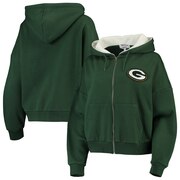 Add Green Bay Packers Touch by Alyssa Milano Women's Huddle Full-Zip Hoodie - Green To Your NFL Collection