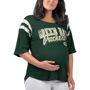 Add Green Bay Packers Touch by Alyssa Milano Women's Maternity Touchdown Half-Sleeve T-Shirt - Green To Your NFL Collection