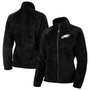 Add Philadelphia Eagles G-III 4Her by Carl Banks Women's Field Goal Fleece Full-Zip Jacket - Black To Your NFL Collection