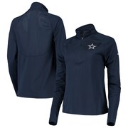 Add Dallas Cowboys Nike Women's Raglan Performance Half-Zip Core Jacket - Navy To Your NFL Collection