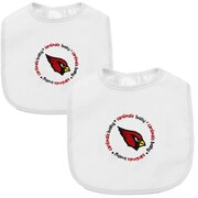 Order Arizona Cardinals Infant 2-Pack Bib Set - White at low prices.