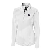 Add Cincinnati Bengals Cutter & Buck Women's Americana Jackson Half-Zip Overknit Pullover Jacket - White To Your NFL Collection