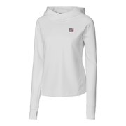 Add New York Giants Cutter & Buck Women's Americana Traverse Pullover Hoodie - White To Your NFL Collection