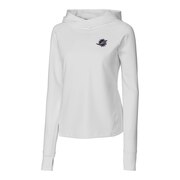 Add Miami Dolphins Cutter & Buck Women's Americana Traverse Pullover Hoodie - White To Your NFL Collection