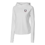 Add Indianapolis Colts Cutter & Buck Women's Americana Traverse Pullover Hoodie - White To Your NFL Collection