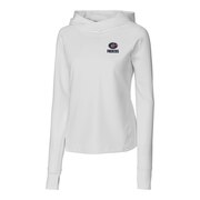 Add Green Bay Packers Cutter & Buck Women's Americana Traverse Pullover Hoodie - White To Your NFL Collection