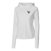 Add Houston Texans Cutter & Buck Women's Americana Traverse Pullover Hoodie - White To Your NFL Collection