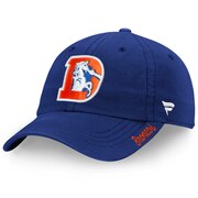 Add Denver Broncos NFL Pro Line by Fanatics Branded Women's Vintage Fundamental Adjustable Hat - Royal To Your NFL Collection