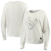 Add Houston Texans DKNY Sport Women's Lauren Mesh Raglan Long Sleeve T-Shirt - White To Your NFL Collection