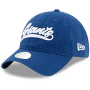 Add New York Giants New Era Women's Tail Sweep 9TWENTY Adjustable Hat - Royal To Your NFL Collection