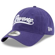 Add Baltimore Ravens New Era Women's Tail Sweep 9TWENTY Adjustable Hat - Purple To Your NFL Collection