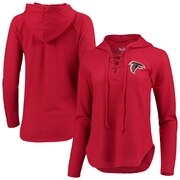 Add Atlanta Falcons Touch by Alyssa Milano Women's Soaring Pullover Hoodie - Red To Your NFL Collection