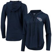 Add Tennessee Titans Touch by Alyssa Milano Women's Soaring Pullover Hoodie - Navy To Your NFL Collection