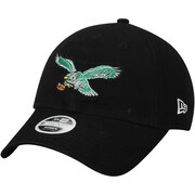 Add Philadelphia Eagles New Era Women's Throwback Core Classic 9TWENTY Adjustable Hat - Black To Your NFL Collection