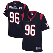 Add Ira Savage-Lewis Houston Texans NFL Pro Line Women's Player Jersey - Navy To Your NFL Collection