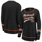 Add Cincinnati Bengals NFL Pro Line by Fanatics Branded Women's Dreams Long Sleeve T-Shirt - Black/Orange To Your NFL Collection