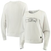 Add Seattle Seahawks DKNY Sport Women's Lauren Mesh Raglan Long Sleeve T-Shirt - White To Your NFL Collection