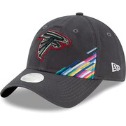 Add Atlanta Falcons New Era Women's 2019 NFL Crucial Catch 9TWENTY Adjustable Hat - Heather Gray To Your NFL Collection