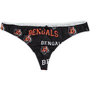 Add Cincinnati Bengals Concepts Sport Women's Fairway Knit Thong - Black To Your NFL Collection