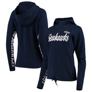 Add Seattle Seahawks Hands High Women's Sideline Pullover Hoodie - College Navy To Your NFL Collection