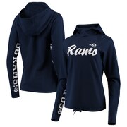 Add Los Angeles Rams Hands High Women's Sideline Pullover Hoodie - Navy To Your NFL Collection