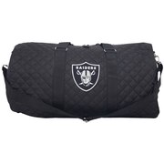 Add Oakland Raiders Women's Quilted Layover Duffle Bag To Your NFL Collection