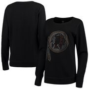 Add Washington Redskins Cuce Women's Halfback Fleece Pullover Sweatshirt - Black To Your NFL Collection