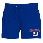Add New York Giants Concepts Sport Women's Knit Shorts - Royal To Your NFL Collection