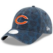 Add Chicago Bears New Era Women's Vintage Pretty 9TWENTY Adjustable Hat - Navy To Your NFL Collection