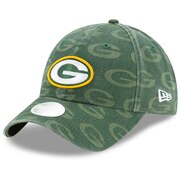 Add Green Bay Packers New Era Women's Vintage Pretty 9TWENTY Adjustable Hat - Green To Your NFL Collection