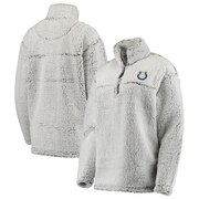 Add Indianapolis Colts Women's Sherpa Quarter-Zip Pullover Jacket - Gray To Your NFL Collection