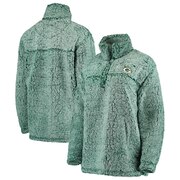 Add Green Bay Packers Women's Sherpa Quarter-Zip Pullover Jacket - Green To Your NFL Collection