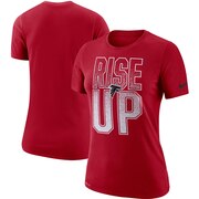 Add Atlanta Falcons Nike Women's Local Verbiage Performance T-Shirt - Red To Your NFL Collection