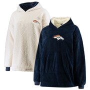 Add Denver Broncos Reversible Sherpa Hoodeez - Navy/White To Your NFL Collection