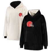 Add Cleveland Browns Reversible Sherpa Hoodeez - Black/White To Your NFL Collection