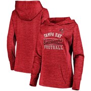 Add Tampa Bay Buccaneers Majestic Women's Showtime Quick Out Pullover Hoodie - Red To Your NFL Collection
