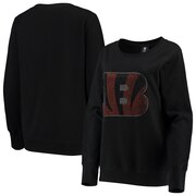 Add Cincinnati Bengals Cuce Women's Halfback Fleece Pullover Sweatshirt – Black To Your NFL Collection