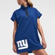 Add New York Giants DKNY Sport Women's Donna Fleece Half-Zip Dress - Royal To Your NFL Collection