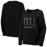 Add New York Giants Cuce Women's Halfback Fleece Pullover Sweatshirt – Black To Your NFL Collection