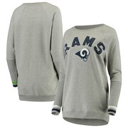 Add Los Angeles Rams Touch by Alyssa Milano Women's Superstar Pullover Sweatshirt - Gray To Your NFL Collection