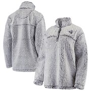 Add Los Angeles Rams G-III 4Her by Carl Banks Women's Sherpa Quarter-Zip Pullover Jacket - Gray To Your NFL Collection