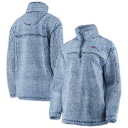 Add Denver Broncos G-III 4Her by Carl Banks Women's Sherpa Quarter-Zip Pullover Jacket - Gray To Your NFL Collection