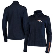 Add Denver Broncos G-III 4Her by Carl Banks Women's Defense Space Dye Full-Zip Jacket – Navy To Your NFL Collection