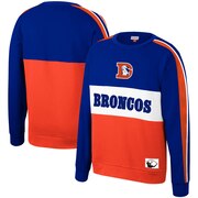 Add Denver Broncos Mitchell & Ness Women's Leading Scorer Fleece Pullover Sweatshirt - Royal To Your NFL Collection